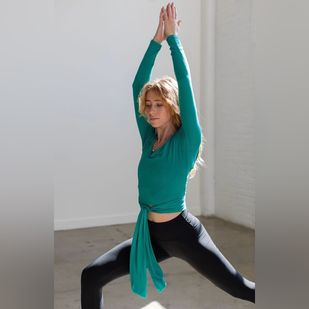 Savvi Riley Wrap Top - Picture 3 of 12